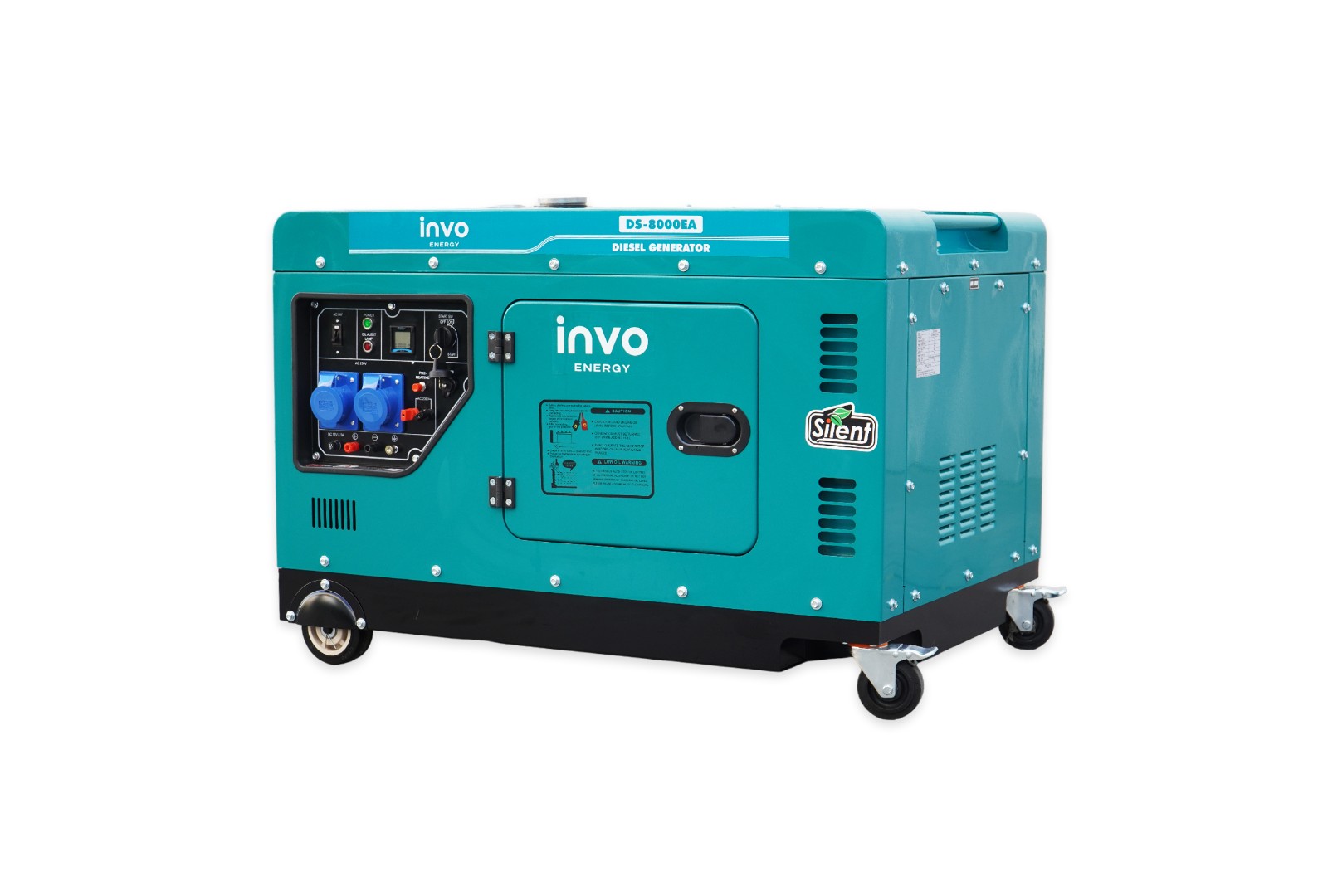 Дизельний генератор INVO DS-8000EA у кожусі, 7,5/8кВт, 230В